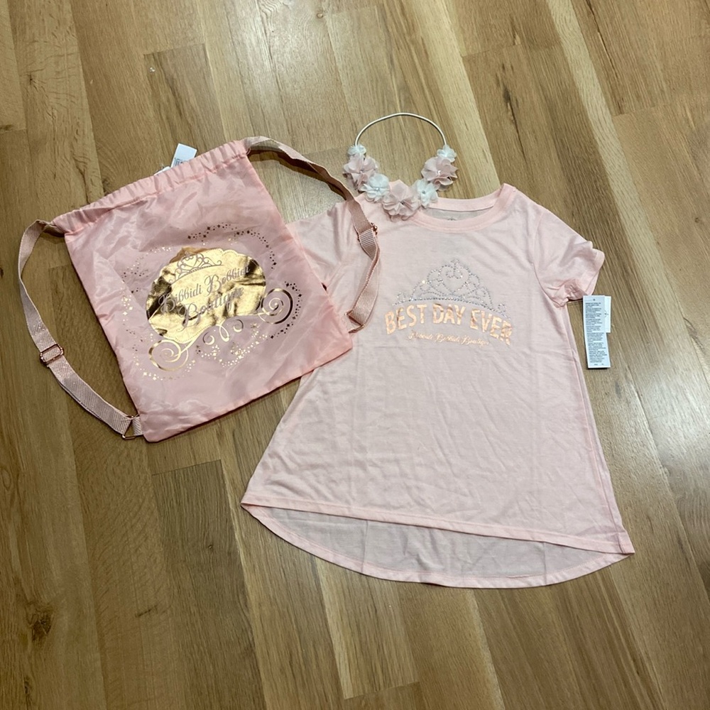 Bibbidi Bobbidi Boutique Shirt and Bag bundle